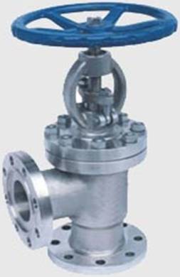 Angle pattern stainless steel globe valve