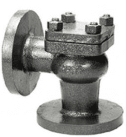 Angle pattern loft check valve