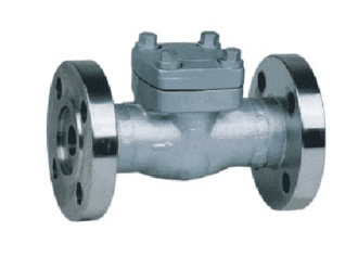 Flanged end lift type check valve