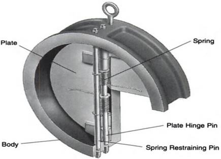 Wafer disc check valve