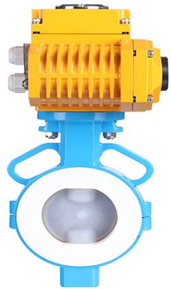 Electric actuated butterfly valve