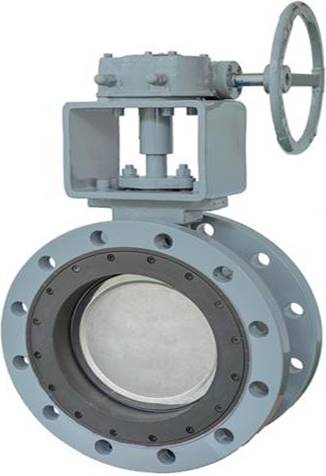 Double flanged high performance butterfly valve