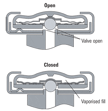 Working of a balanced pressure thermostatic steam trap