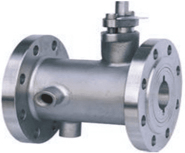 One-piece jacketed ball valve