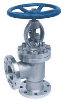 Angle pattern steam globe valve