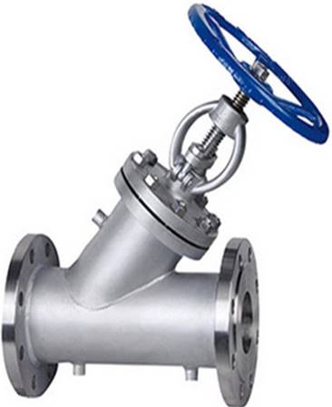 Y-pattern stainless steel globe valve
