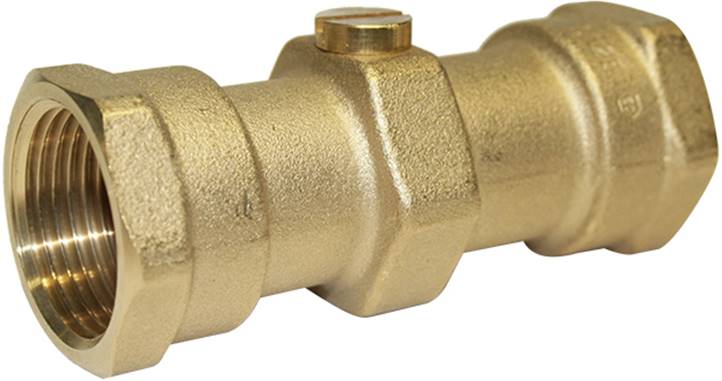 Brass double check valve